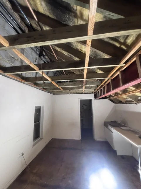Controlled artex plasterboard strip-out in Acton